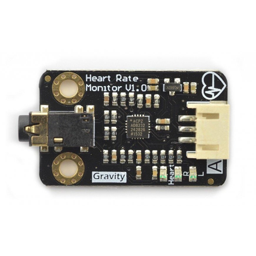 DFRobot Gravity Analog Heart Rate Monitoring Sensor (EKG) Arduinolle – 3