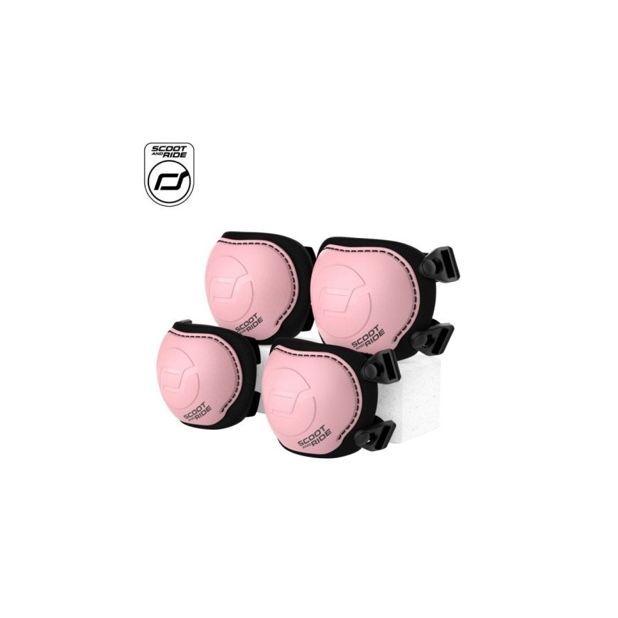 Scoot & Ride Zestaw Ochraniaczy S Rose