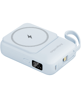 POWER BANK induction Kruger & Matz 10000 mAh Mag Safe with blue cable