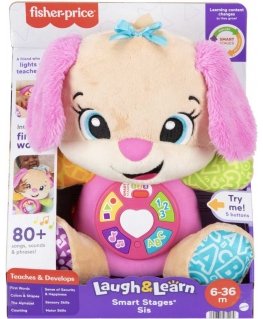Mattel Fisher Price Išmaniųjų lygių mokomojo šuniuko sesutė (JFD32)