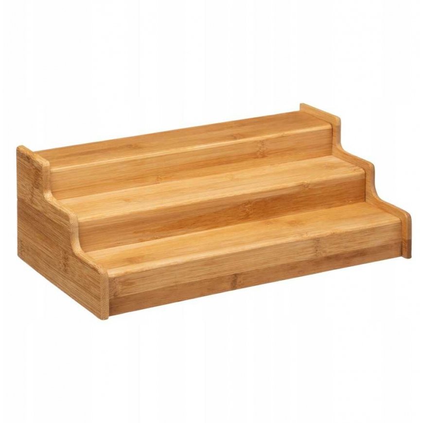 5five Simply Smart Bamboo Bamboo Spice Organizer, 3 Tiers – 3