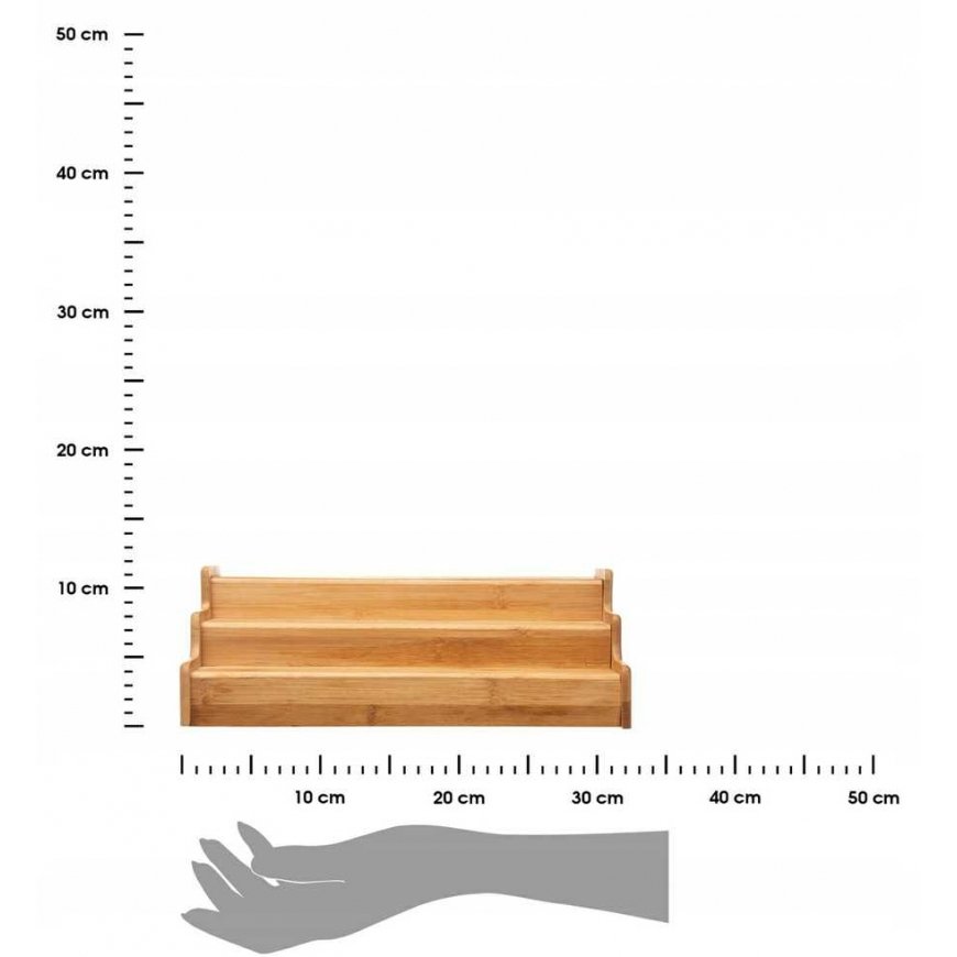 55 Simply Smart Bamboo Bamboo -mausteen järjestäjää, 3 tasoa – 5