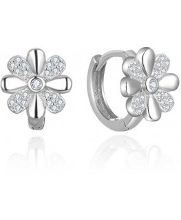 Beneto Charming round earrings with zircons AGUP2621