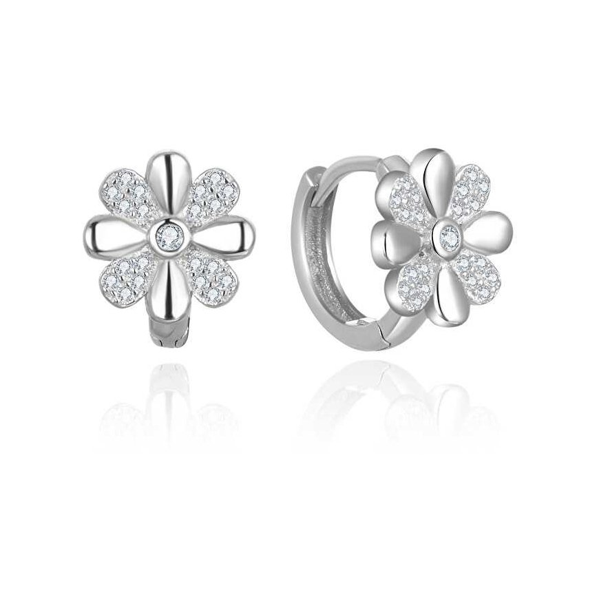 Beneto Charming round earrings with zircons AGUP2621