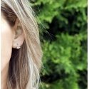 Beneto Charming round earrings with zircons AGUP2621 Beneto Charming round earrings with zircons AGUP2621