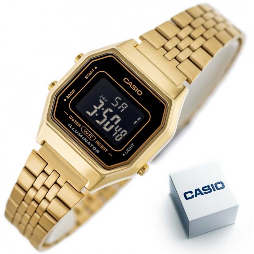 Laikrodis moterims CASIO VINTAGE LA680WGA-1B + BOX – 4