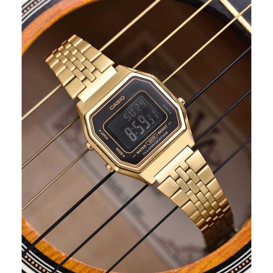 Laikrodis moterims CASIO VINTAGE LA680WGA-1B + BOX – 5