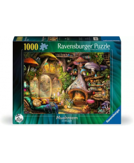 Ravensburger galvosūkis 1000 vienetų: grybų namelis
