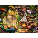 Ravensburger puzzle 1000 pieces: mushroom house
