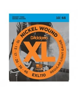 D'Addario EXL110 muzikos instrumentų styga Elektrinis 6 vnt Plienas Gitara