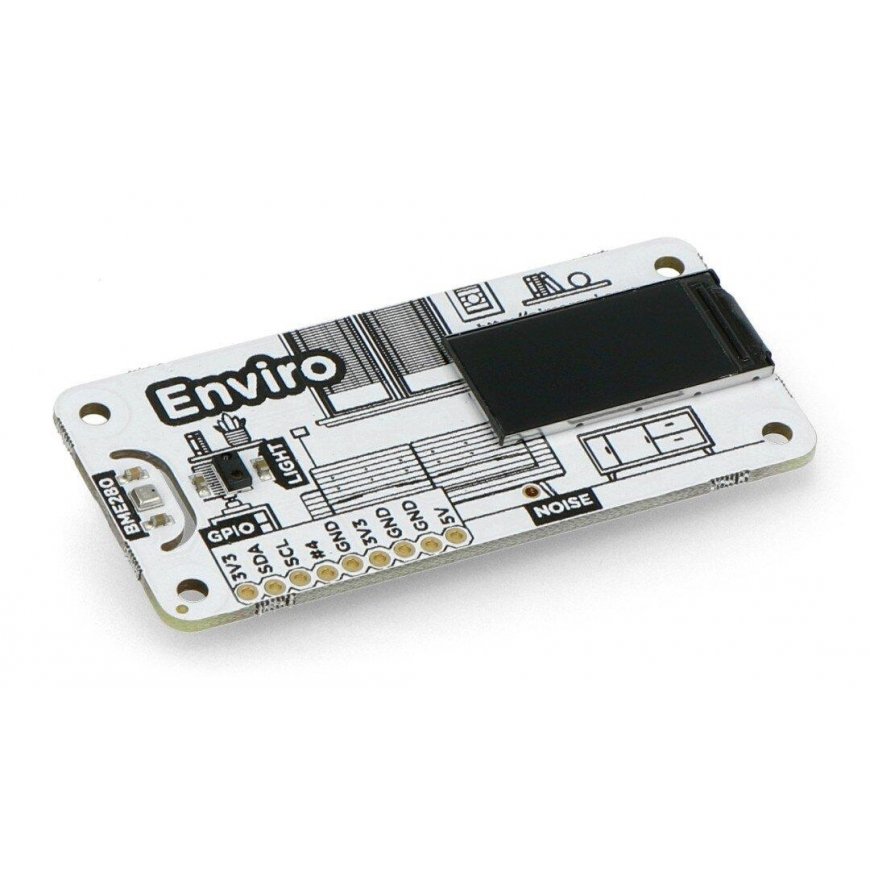 Pimoroni Enviro pHAT, temperature, pressure, light intensity and proximity sensor, Raspberry Pi add-on – 5