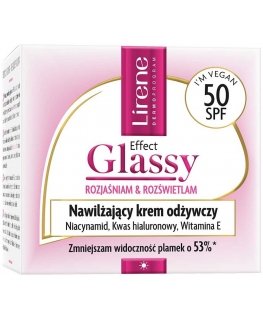 Lirene Effect Glassy Moisturizing Nourishing Cream SPF50 50ml