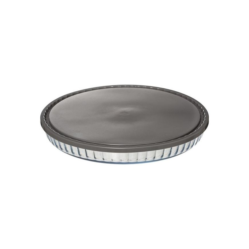 5five Simply Smart Baking dish, grated, glass with lid, Ø 30 cm