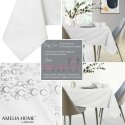 AmeliaHome Tablecloth AH GAIA BRD White 80X80 AmeliaHome Tablecloth AH GAIA BRD White 80X80