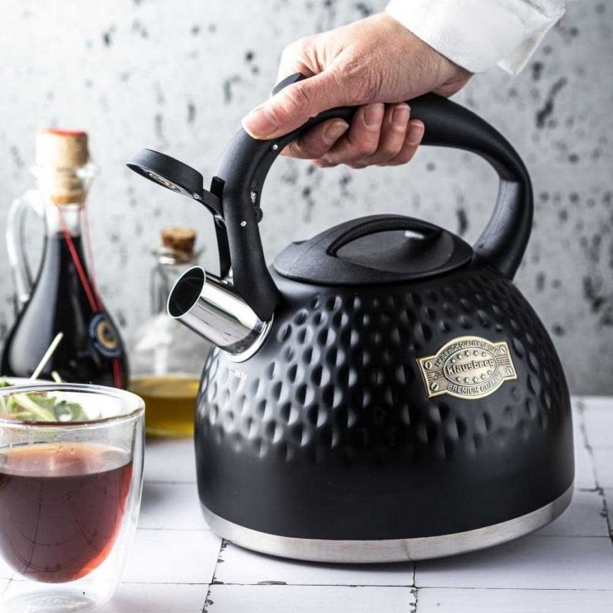 STEEL KETTLE WITH WHISTLING 3L KLAUSBERG KB-7643 – 3