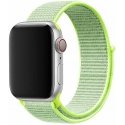 Swissten Nylon Ranneke Apple Watchille 42 / 44 / 45 / 49 mm LIME Swissten Nylon Ranneke Apple Watchille 42 / 44 / 45 / 49 mm LIME