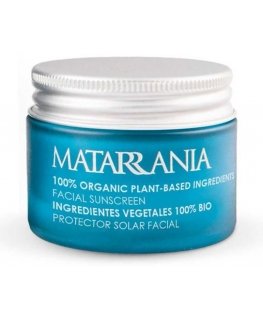 Sunscreen for face Matarrania 100% Bio Spf 50 30 ml
