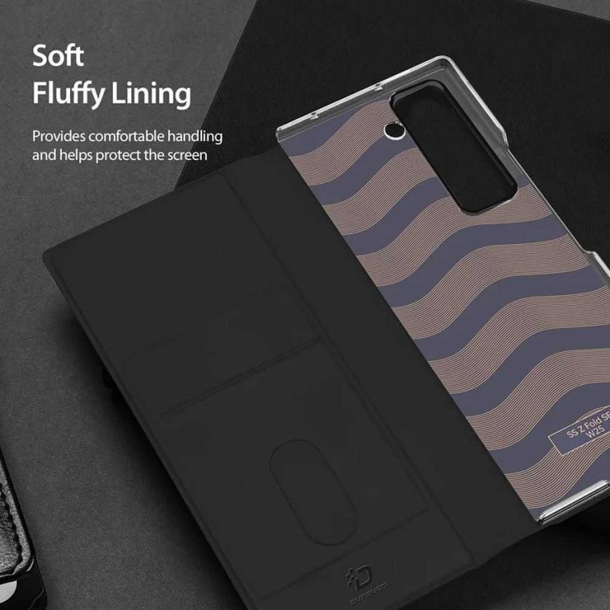 DUX DUCIS BRIL kotelo kynätelineellä SAMSUNG Z Fold SE/W25 musta