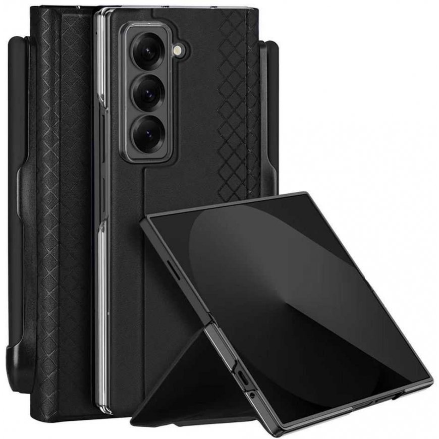 DUX DUCIS BRIL kotelo kynätelineellä SAMSUNG Z Fold SE/W25 musta – 5