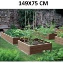 Prosperplast Raised plastic bed, 149.2x75.6x25 cm Prosperplast Raised plastic bed, 149.2x75.6x25 cm