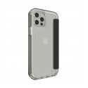 GEAR4 D3O Wembley Flip mobilo telefonu apvalks 15,5 cm (6.1") Folio Melns, Caurspīdīgs GEAR4 D3O Wembley Flip mobilo telefonu apvalks 15,5 cm (6.1") Folio Melns, Caurspīdīgs