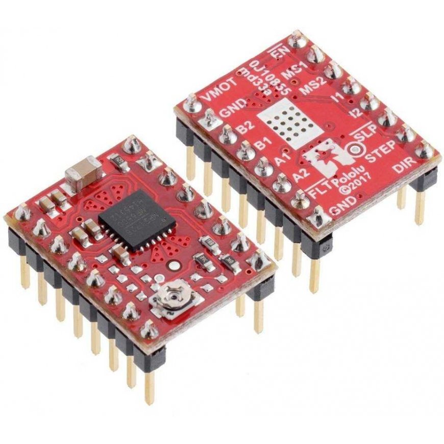 MP6500 stepper motor controller, digital current control, Pololu 2966 – 5