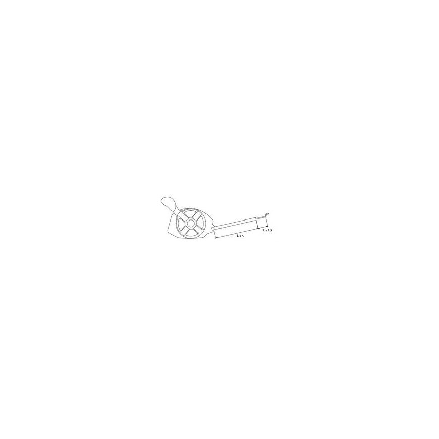 Throttle cable for lawn mower Stiga Collector 53SB – 2