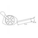 Throttle cable for lawn mower Stiga Collector 53SB Throttle cable for lawn mower Stiga Collector 53SB