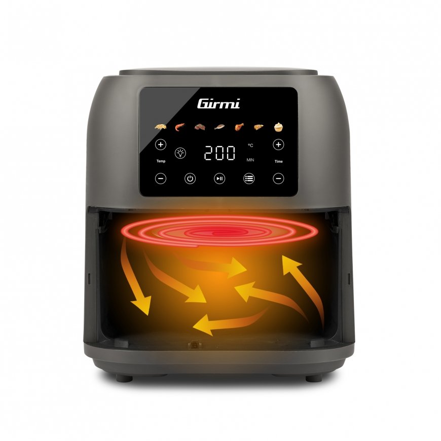 Girmi FG92 Single 8 L 1700 W Hot air fryer Grey – 2