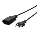 LogiLink 1m, 2xCEE 7/16 Черный CEE7/16