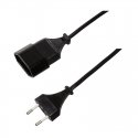 LogiLink 1m, 2xCEE 7/16 Черный CEE7/16