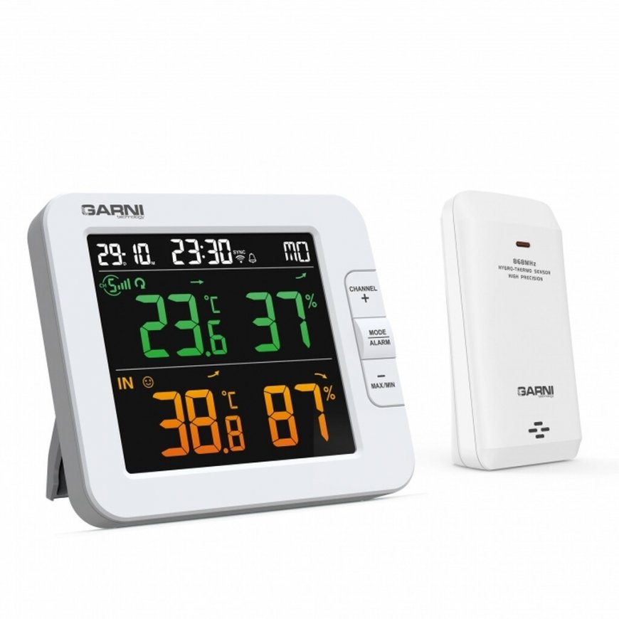 GARNI 419T Balta LCD AC-Baterija „Wi-Fi“ – 2