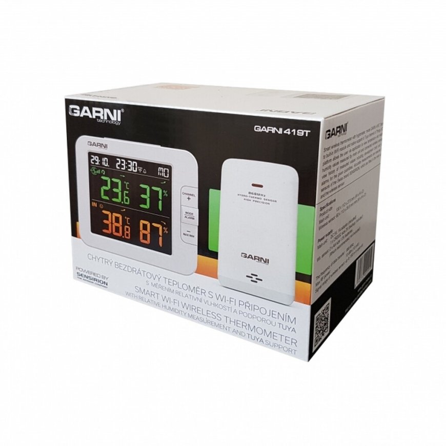 GARNI 419T Balta LCD AC-Baterija „Wi-Fi“ – 5