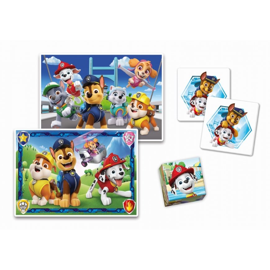 Clementoni Edukit 4 in 1 - Paw Patrol Puzle Komiksi