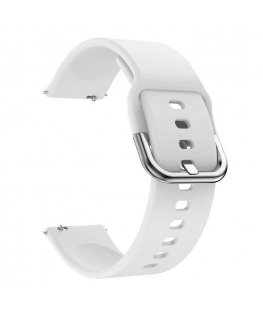 Riff 20mm Black Silicone Strap