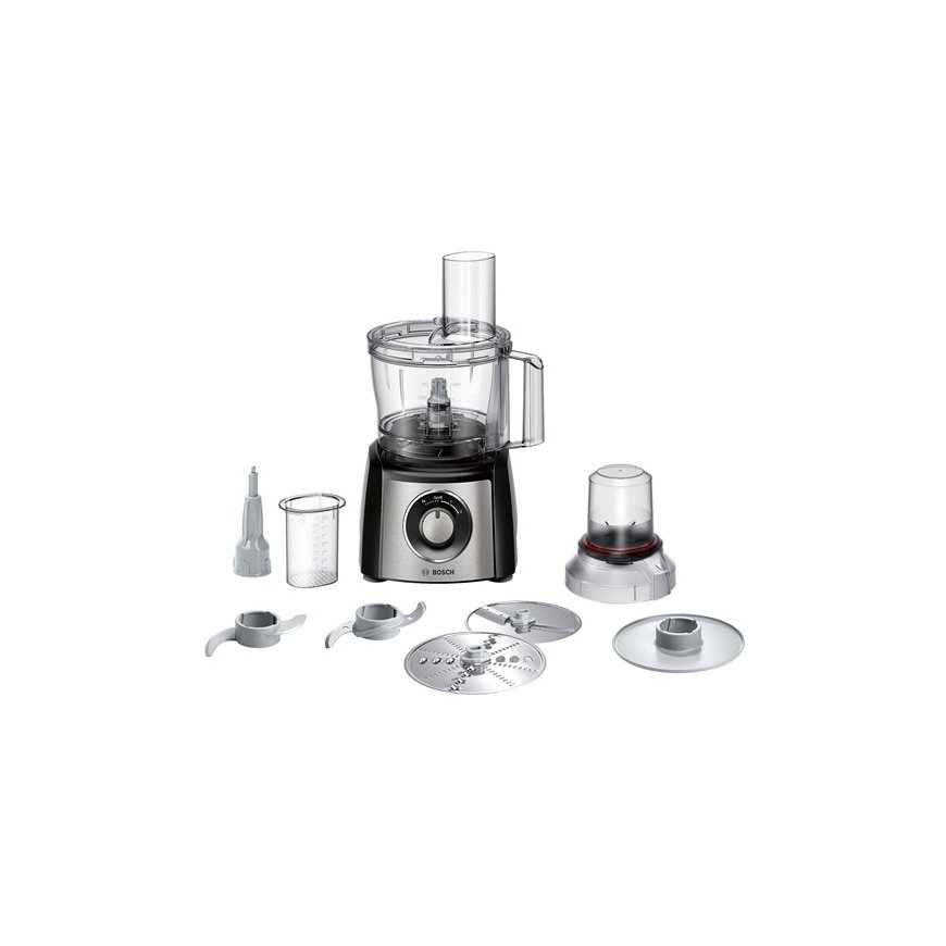 Bosch MCM3401M кухонная комбайн 800 W 2,3 L Черный, Нержавеющая сталь