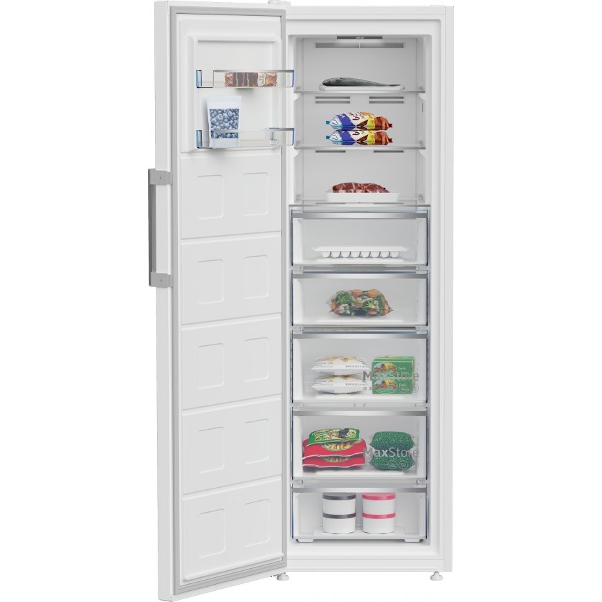 Beko B5RMFNE314W Upright freezer Freestanding 286 L E White – 3