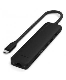 Satechi ST-P7SK interface hub USB Type-C 10000 Mbit/s Black
