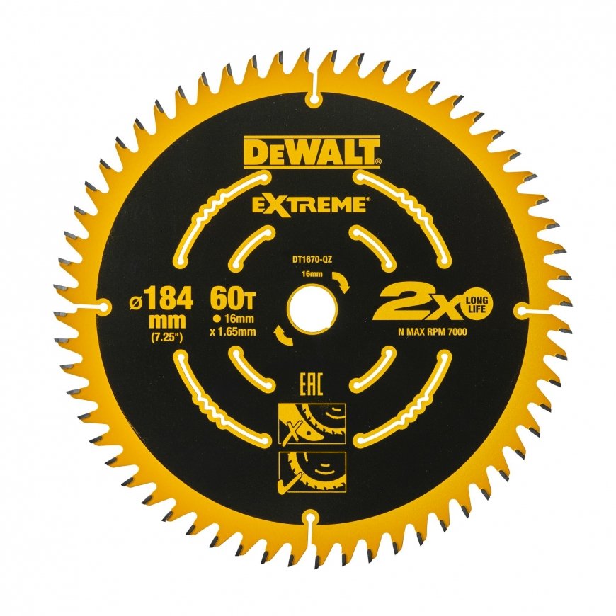 DeWALT DT1670-QZ ümmargune saetera 1 tk