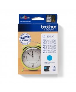 Brother LC-125XLC rašalo kasetė 1 vnt Originalus Žydras