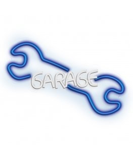 Forever Light Neon PLEXI LED GARAGE blue white NNE22 Световая декоративная фигура