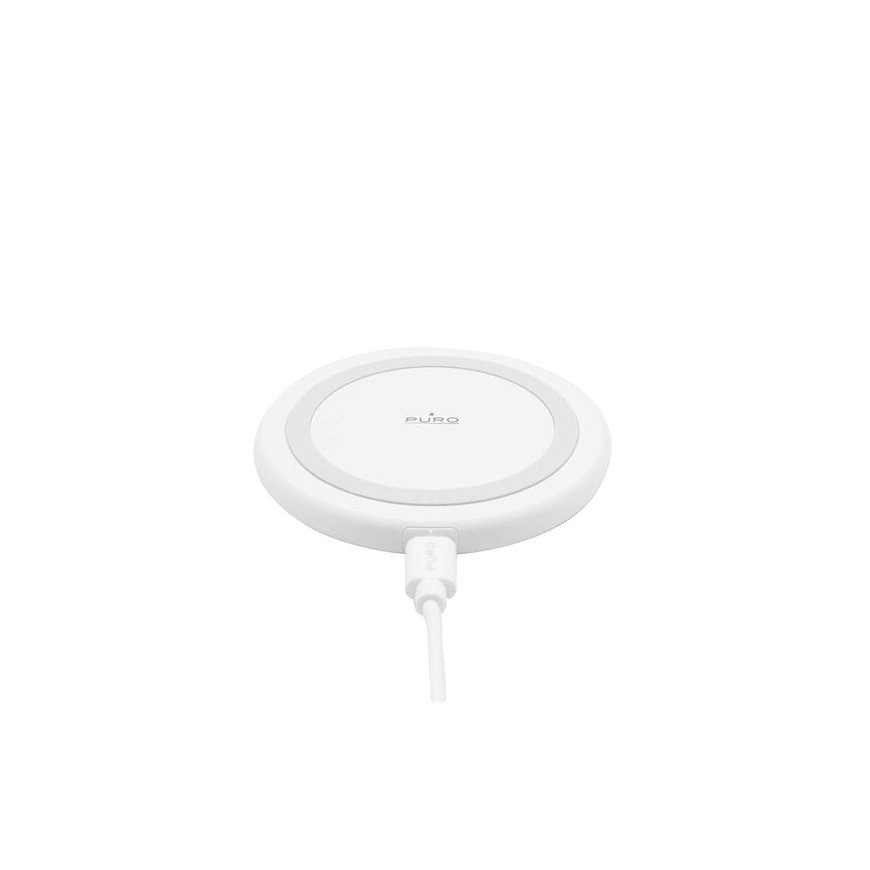 PURO PUFCCSQI10W2WHI mobiililaitteen laturi Älypuhelin, Älykello Valkoinen USB Langaton lataaminen S – 3
