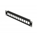 Extralink 12 PORT UTP 10\" MODULAR PATCHPANEL Kaablipaneel Extralink 12 PORT UTP 10\" MODULAR PATCHPANEL Kaablipaneel