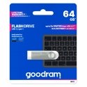 Goodram USB UNO3-0640S0R11 USB-muisti 64 GB USB A-tyyppi 3.2 Gen 1 (3.1 Gen 1) Hopea Goodram USB UNO3-0640S0R11 USB-muisti 64 GB USB A-tyyppi 3.2 Gen 1 (3.1 Gen 1) Hopea