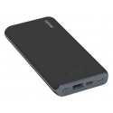 Denver PBQ-10001 nešiojamasis įkroviklis Ličio polimeras (LiPo) 10000 mAh Belaidis įkrovimas Pilka Denver PBQ-10001 nešiojamasis įkroviklis Ličio polimeras (LiPo) 10000 mAh Belaidis įkrovimas Pilka