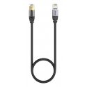 UNITEK C18149AGY03-5M verkkokaapeli musta Cat8 S/FTP (S-STP)