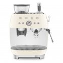 Smeg 50-luvun tyyli Espresso kahvikone EGF03CREU Kermanvärinen Smeg 50-luvun tyyli Espresso kahvikone EGF03CREU Kermanvärinen