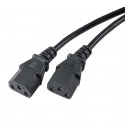 Akyga AK-PC-04A power cable Black 1.8 m CEE7/7 2 x C13 coupler Akyga AK-PC-04A power cable Black 1.8 m CEE7/7 2 x C13 coupler