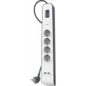 Belkin Surge Prot. Strip 4outlet 2xUSB-A, 2m Cabel BSV401vf2M-V2 Belkin Surge Prot. Strip 4outlet 2xUSB-A, 2m Cabel BSV401vf2M-V2