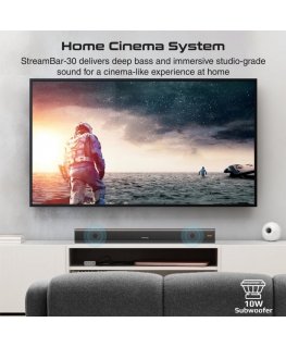 Promate StreamBar30 BassBoost SoundBar with Subwoofer